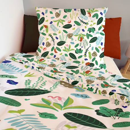 Housse de couette catimini forêt coton Vert 4 - vertbaudet enfant 