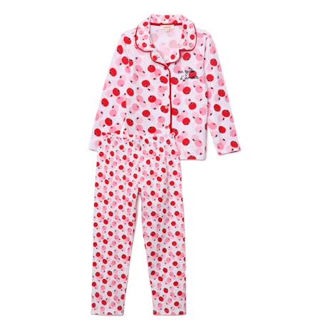 Pyjama long un zeste d'amour catimini coton élasthanne rose Rose 3 - vertbaudet enfant 