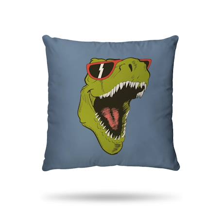 Housse de couette lou&loup dinosaure coton Bleu 3 - vertbaudet enfant 