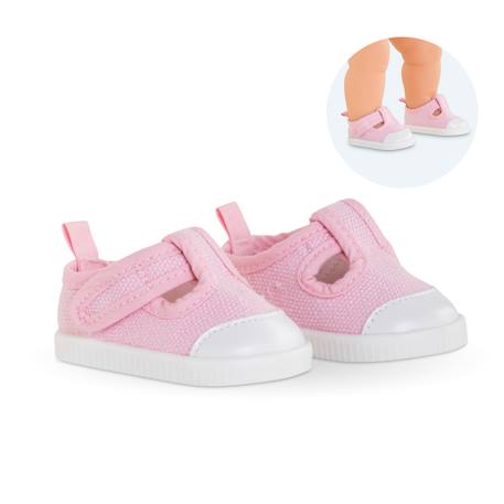 Baskets roses pour poupon 36 cm Multicolore 4 - vertbaudet enfant 