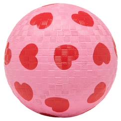 Jouet-Ballon à motif cœurs et rose (12 cm)