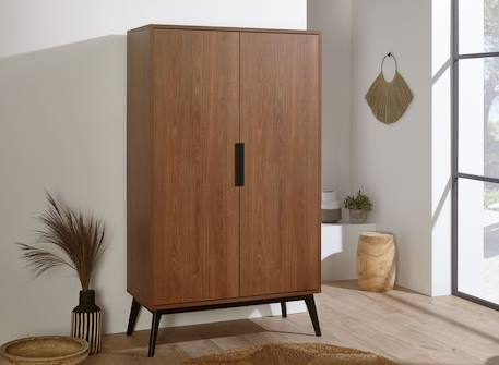 Armoire 2 portes  vintage octave Noyer 1 - vertbaudet enfant 