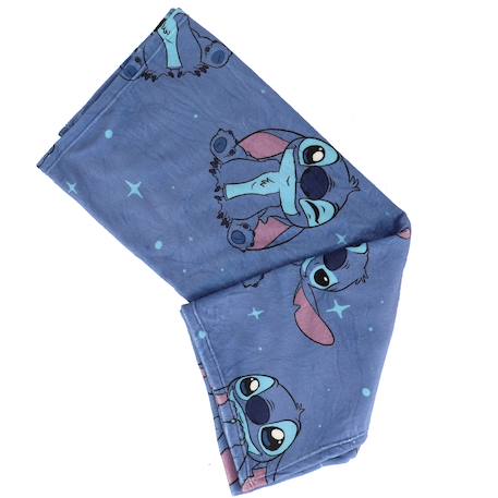 Coussin plaid disney 2 en 1 stitch polyester Bleu 3 - vertbaudet enfant 