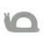 Anneau de dentition en silicone escargot Gris 2 - vertbaudet enfant 