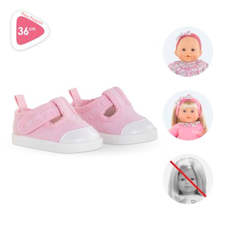 Baskets roses pour poupon 36 cm Multicolore 5 - vertbaudet enfant 