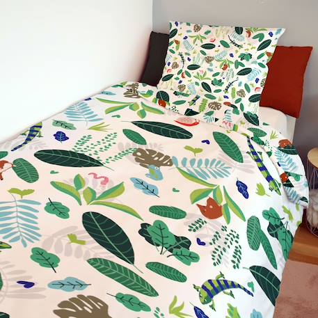 Housse de couette catimini forêt coton Vert 3 - vertbaudet enfant 