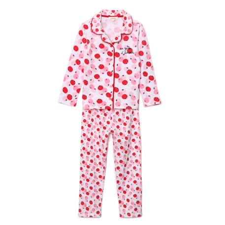Pyjama long un zeste d'amour catimini coton élasthanne rose Rose 1 - vertbaudet enfant 