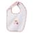 Lot de deux bavoirs escapade kawaii coton blanc et rose Blanc 3 - vertbaudet enfant 