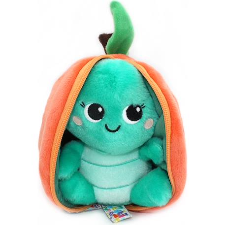 Peluche flipetz lapin carotte Orange+Rouge, vert, noir 7 - vertbaudet enfant 