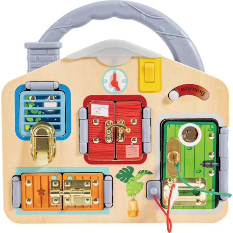 Tableau d'activités multi-fermetures Multicolore 1 - vertbaudet enfant 