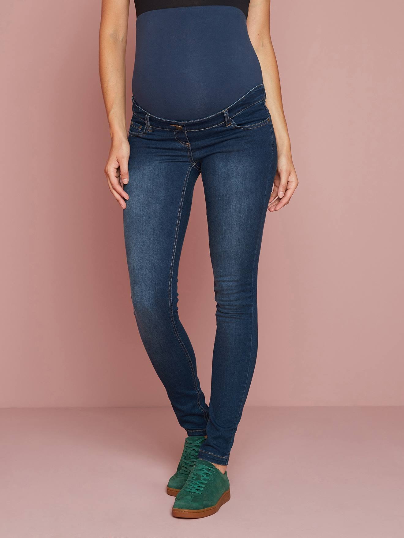 VERTBAUDET Tregging De Grossesse Denim Brut - Confort Jean Et Legging 42
