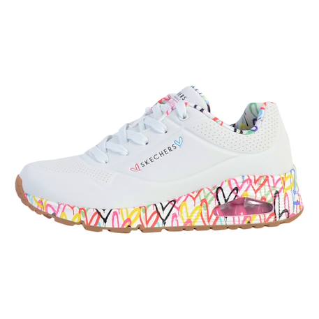 Baskets basses  à lacets Blanc+Noir 2 - vertbaudet enfant 