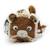 Cube d'activités en tissu Marron 2 - vertbaudet enfant 