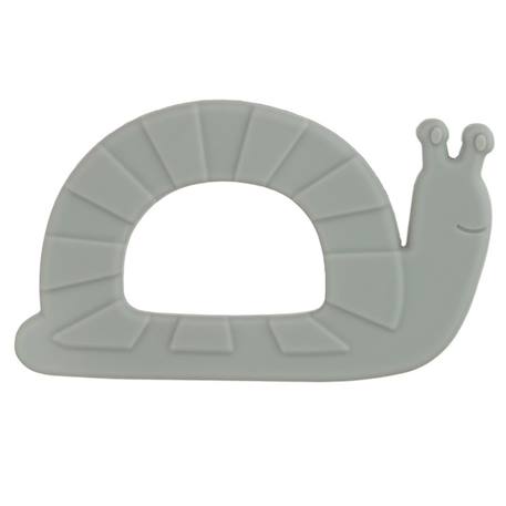 Anneau de dentition en silicone escargot Gris 1 - vertbaudet enfant 