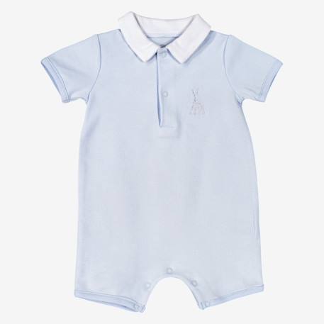 Combishort bébé sophie la girafe® Bleu 1 - vertbaudet enfant 