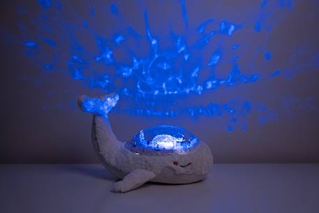 Veilleuse tranquil whale rechargeable Blanc 2 - vertbaudet enfant 