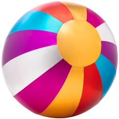 Jouet-Ballon cirque multicolore (40 cm)