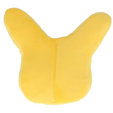 Coussin plaid pokémon 2 en 1 pikachu polyester Jaune 3 - vertbaudet enfant 