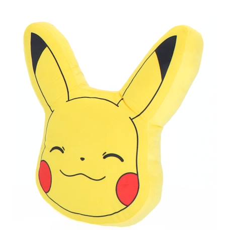 Coussin 3d pikachu pokémon polyester Jaune 3 - vertbaudet enfant 