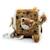 Cube d'activités en tissu Marron 4 - vertbaudet enfant 