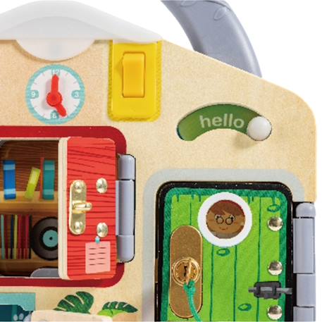 Tableau d'activités multi-fermetures Multicolore 3 - vertbaudet enfant 