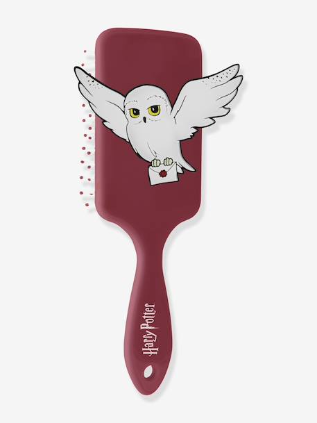 Brosse à cheveux Harry Potter avec apllication 3D Hedwige en silicone bordeaux 4 - vertbaudet enfant 