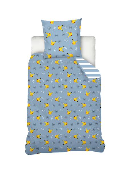 Housse de couette pokémon pikachu dodo coton Bleu 2 - vertbaudet enfant 
