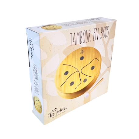 Tambour en bois Beige 2 - vertbaudet enfant 