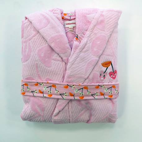 Peignoir de bain escapade kawaii coton Rose 2 - vertbaudet enfant 