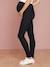 Skinny de grossesse en toile stretch Marron chocolat+noir 11 - vertbaudet enfant 