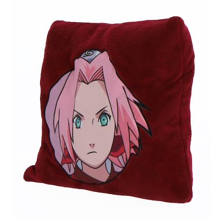 Coussin plaid 2 en 1 naruto shippuden sakura polyester Rouge 4 - vertbaudet enfant 