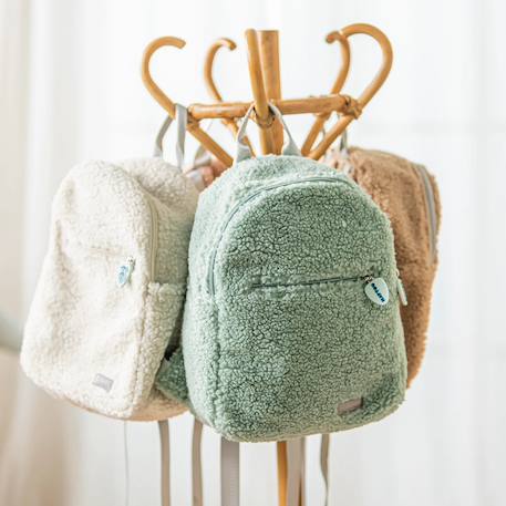 Sac à dos bouclette teddy Vert 2 - vertbaudet enfant 