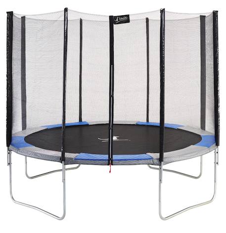 Trampoline rond ø360cm avec filet de sécurité - ralli 360 Bleu 1 - vertbaudet enfant 