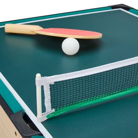 Table multi jeux pliable 16 en 1 baby-foot, ping pong, billard, bowling, palets,... Marron 6 - vertbaudet enfant 