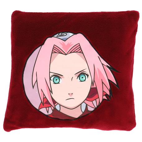 Coussin plaid 2 en 1 naruto shippuden sakura polyester Rouge 2 - vertbaudet enfant 