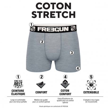 Pack surprise de 5 boxers coton Multi-couleurs 4 - vertbaudet enfant 