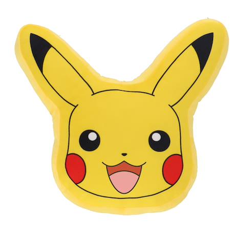 Coussin 3d pikachu smile pokémon polyester Jaune 1 - vertbaudet enfant 