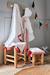Gant eponge fille escapade kawaii coton blanc Blanc 3 - vertbaudet enfant 