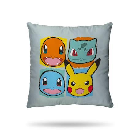 Housse de couette pokémon rocks coton Vert d'eau 4 - vertbaudet enfant 