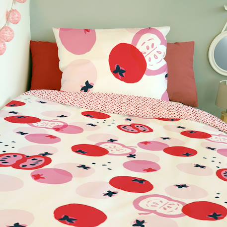 Housse de couette catimini pommes coton Blanc 5 - vertbaudet enfant 