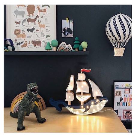 Lampe veilleuse navire Bleu 6 - vertbaudet enfant 