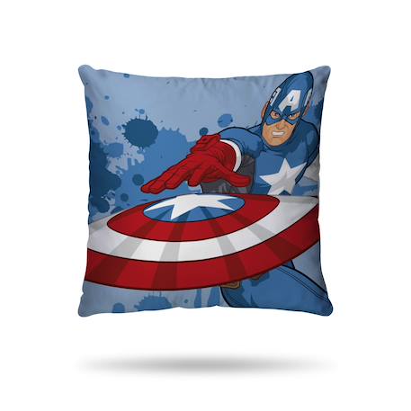 Housse de couette captain america et iron man marvel recto/verso coton Bleu 4 - vertbaudet enfant 
