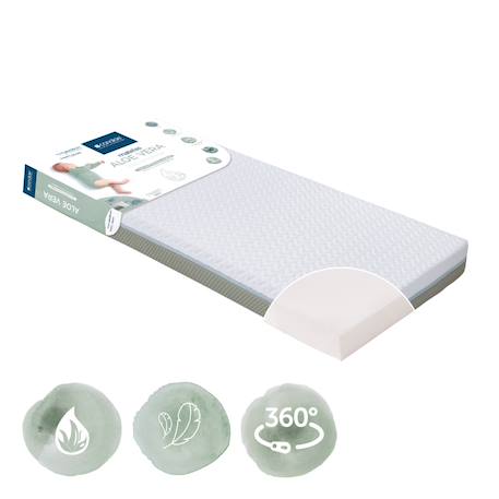 Matelas bébé aloé vera déhoussable 360° Blanc 4 - vertbaudet enfant 