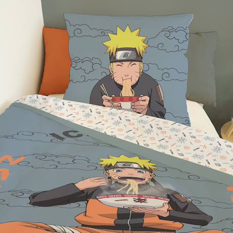 Housse de couette naruto ramen coton Bleu 4 - vertbaudet enfant 