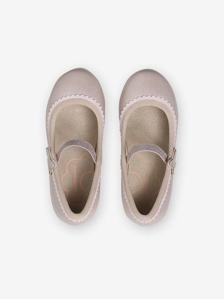 Ballerines pailletées enfant collection maternelle rose pâle 4 - vertbaudet enfant 