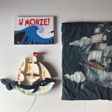 Lampe veilleuse navire Bleu 4 - vertbaudet enfant 
