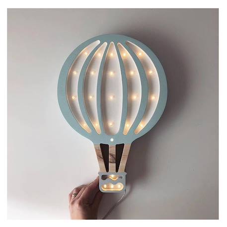 Lampe veilleuse montgolfière Bleu 2 - vertbaudet enfant 