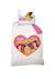 Housse de couette disney princesses cœur coton Blanc 1 - vertbaudet enfant 