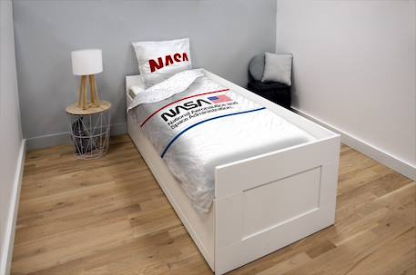 Housse de couette nasa moonshine coton Bleu 2 - vertbaudet enfant 