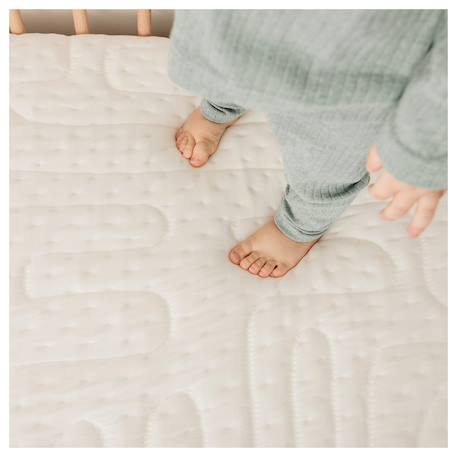 Matelas pour lit bébé confort max - confort généreux - déhoussable à 360° Blanc 5 - vertbaudet enfant 
